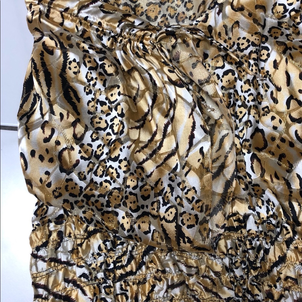 Cache gold leopard blouse - Picture 5 of 7